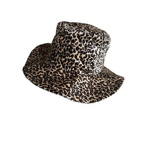Leopard Print Bucket Hat Animal Print Sun Hat